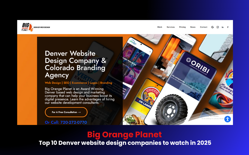 Top 10 Denver website design companies to watch in 2025 8 Top 10 Denver website design companies to watch in 2025: Big Orange Planet