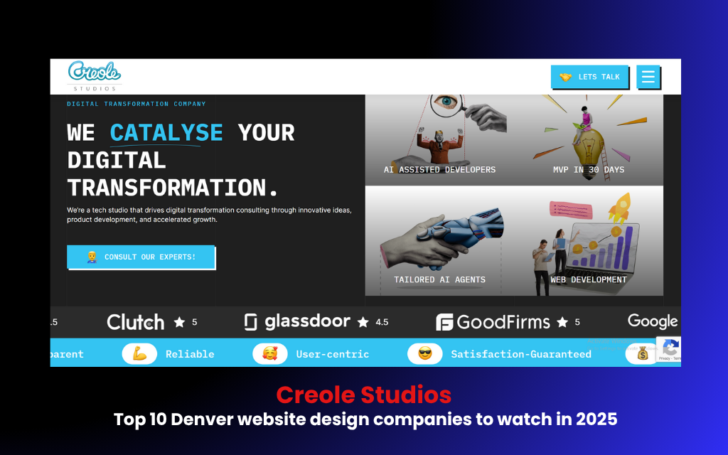 Top 10 Denver website design companies to watch in 2025 3 Top 10 Denver website design companies to watch in 2025: Creole Studios