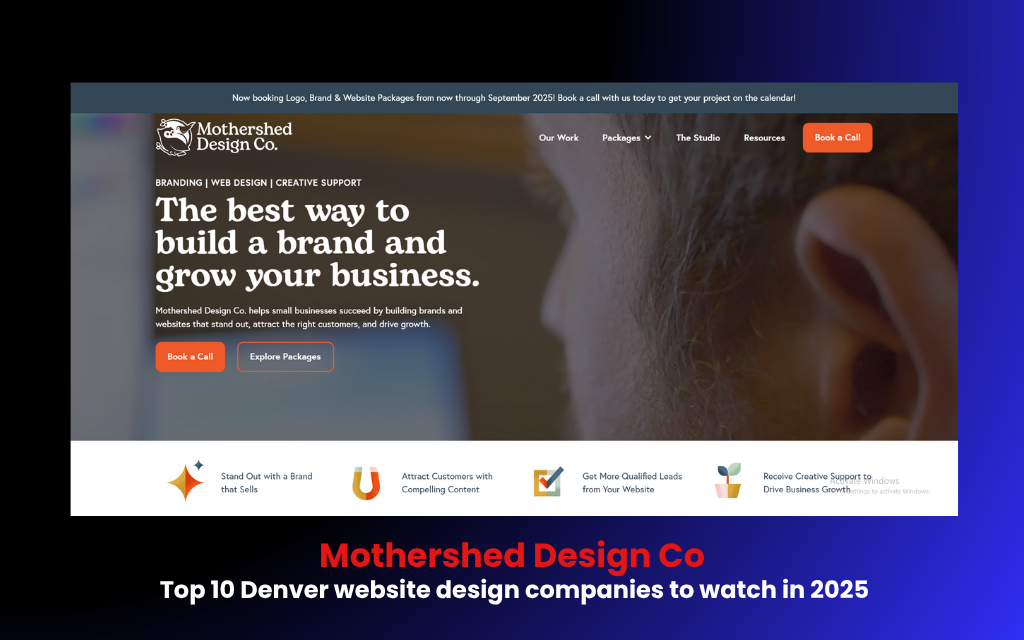 Top 10 Denver website design companies to watch in 2025 9 Top 10 Denver website design companies to watch in 2025: Mothershed Design Co