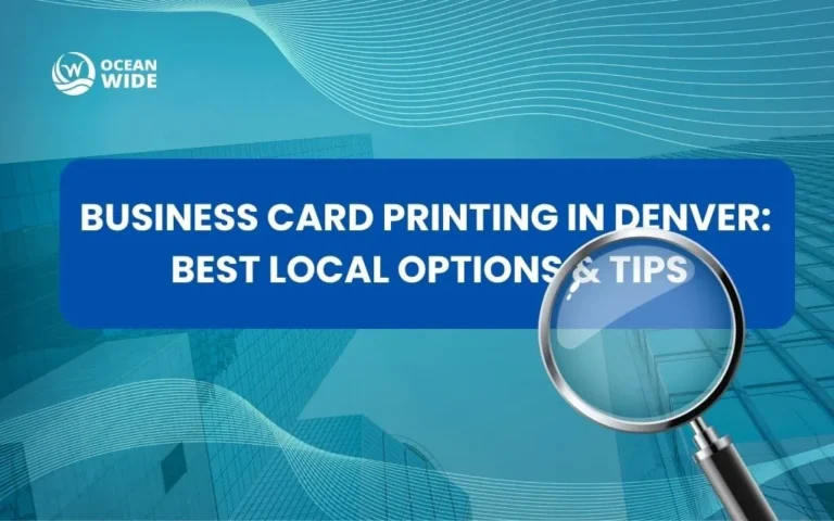 Blog 5 Business Card Printing in Denver: Best Local Options & Tips