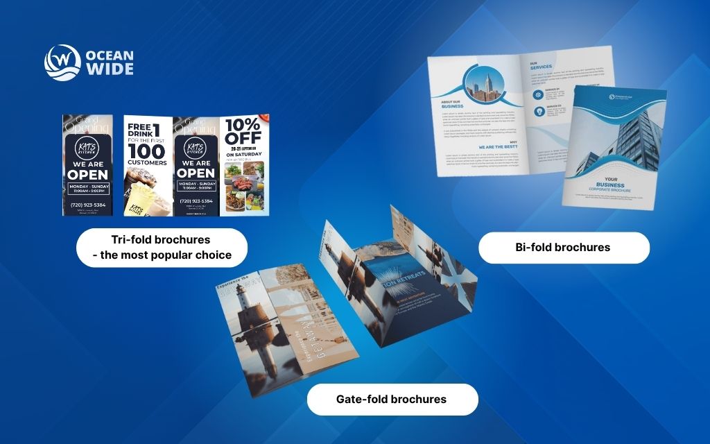 Types of brochure printing services available in Denver