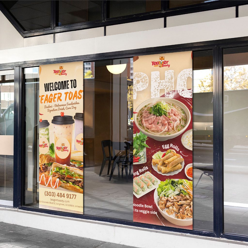 teager brand identity and decoration