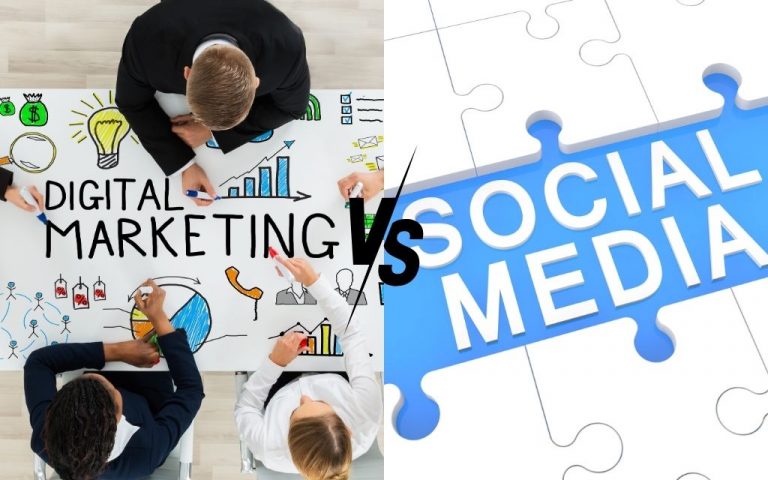 Digital marketing vs social media: What's the difference?