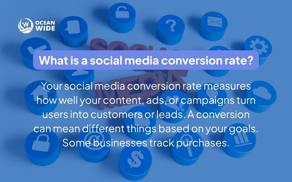 What is a social media conversion rate?