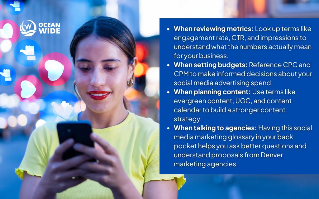 How to use this social media marketing glossary