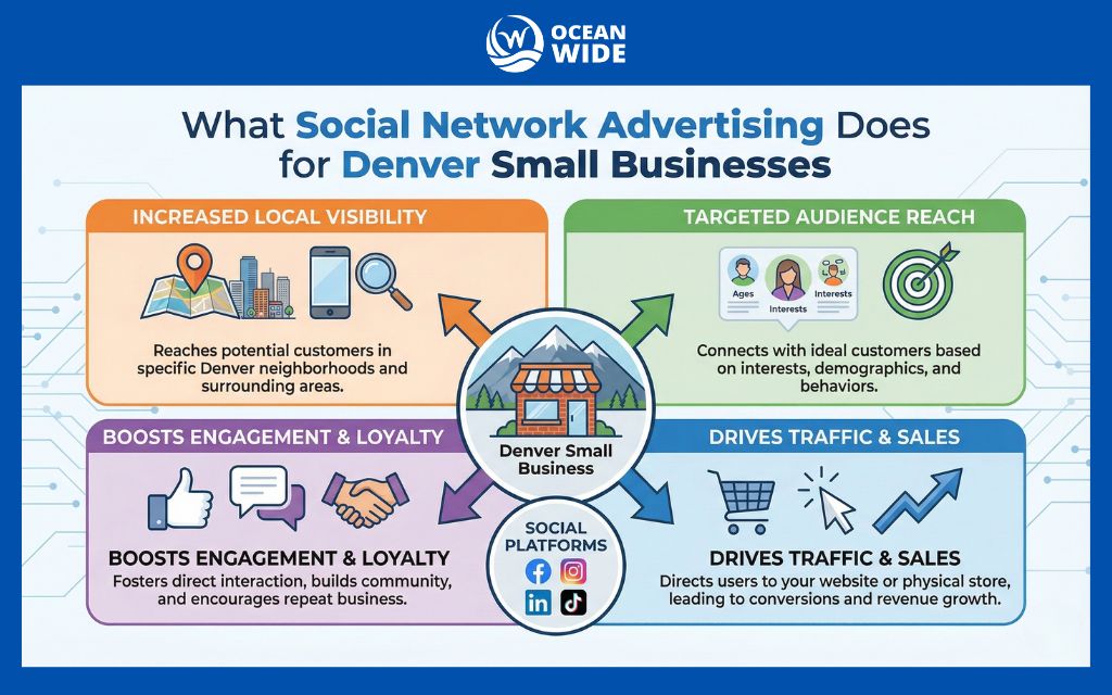 What social network advertising does for Denver small businesses