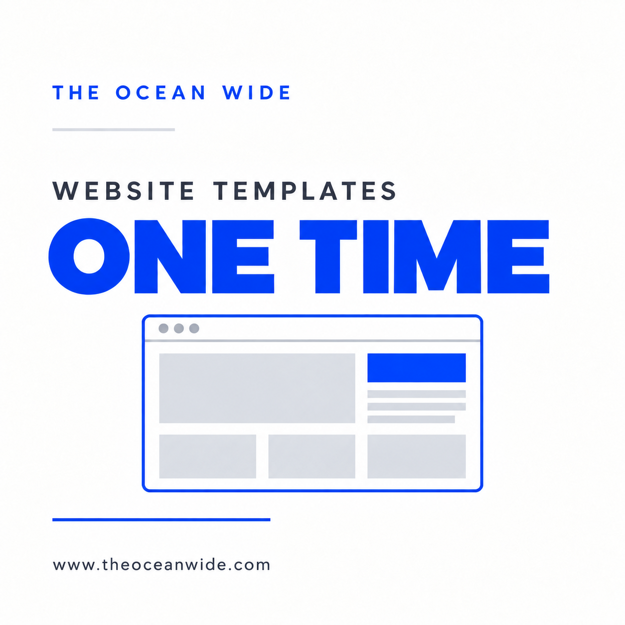 Website Templates One time
