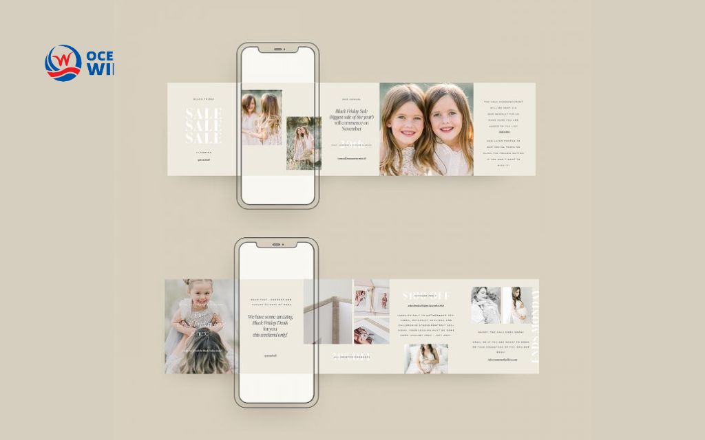 Black friday social media campaigns: Gift guide carousels