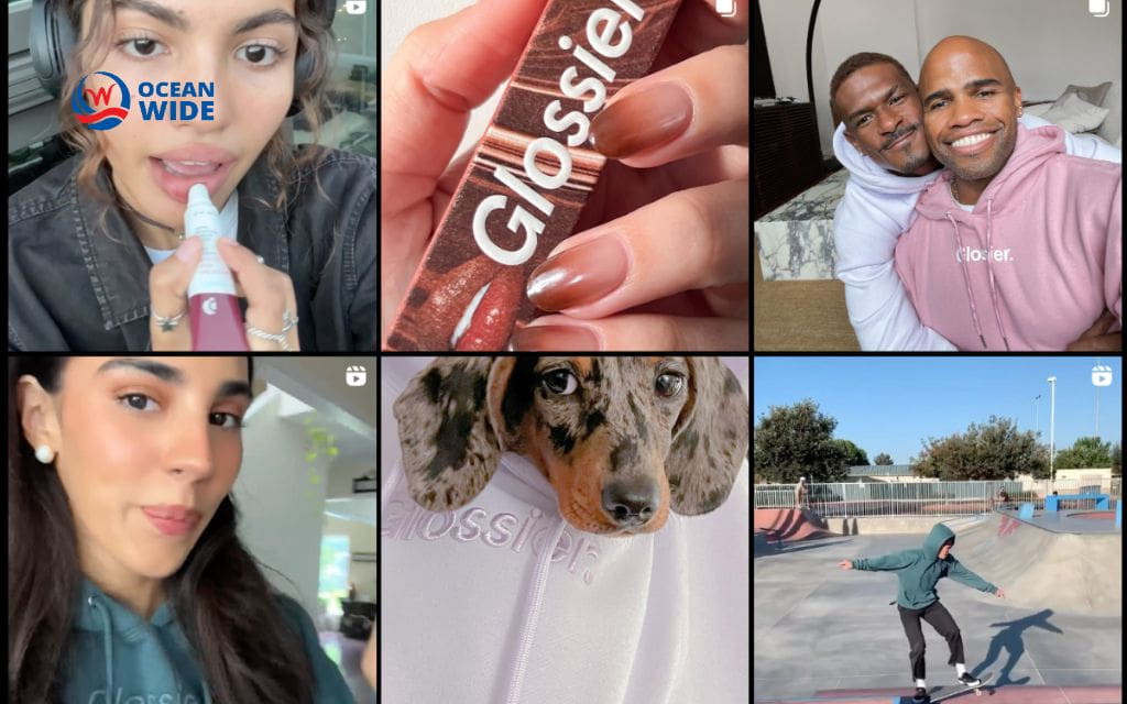 Social media marketing examples: Glossier: community-as-influencer model