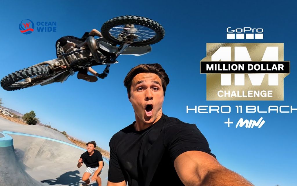 Social media marketing examples: GoPro: Million Dollar Challenge
