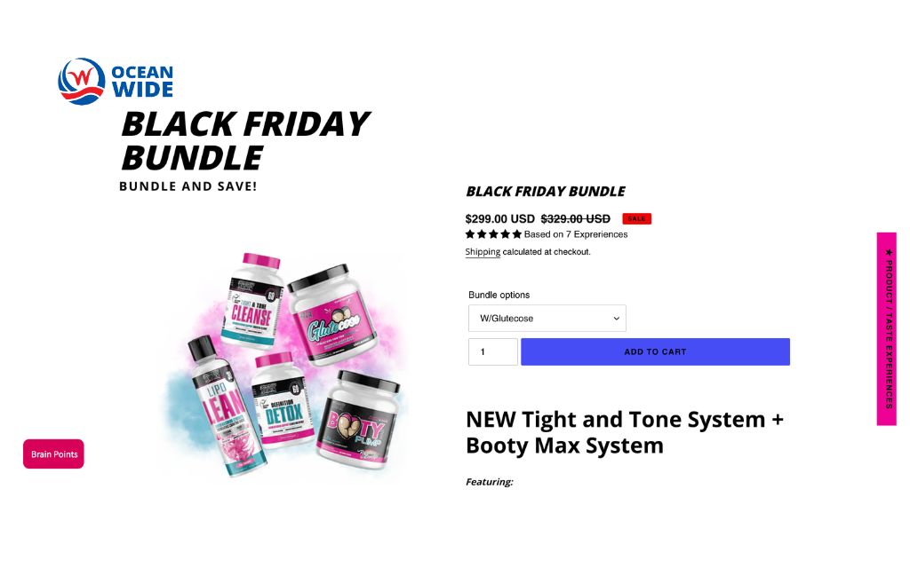 Black friday social media campaigns: Product bundles